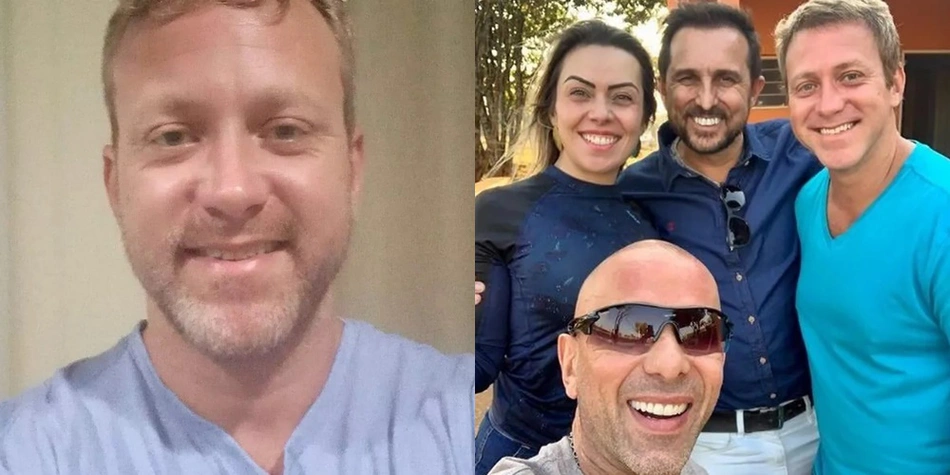 Sérgio Hondjakoff e Rafael Ilha em fotos publicadas no Instagram