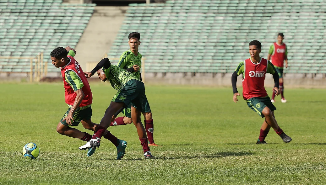 Time em preparação para o campeonato