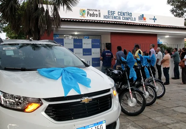 A Secretaria Municipal de Saúde do município de Pedro II foi contemplada com um carro