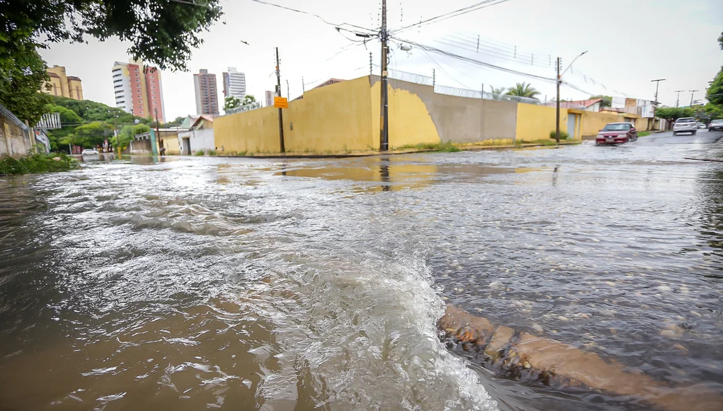 Alagamento no bairro São Cristovão