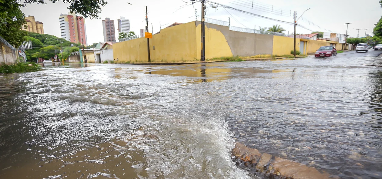 Alagamento no bairro São Cristovão