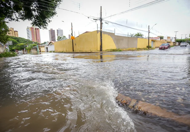 Alagamento no bairro São Cristovão