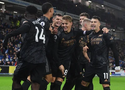 Arsenal vence Brigthon por 4 a 2