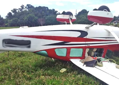Avião caiu no Mato Grosso