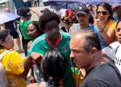 Briga entre fãs do RBD durante venda igressos para show