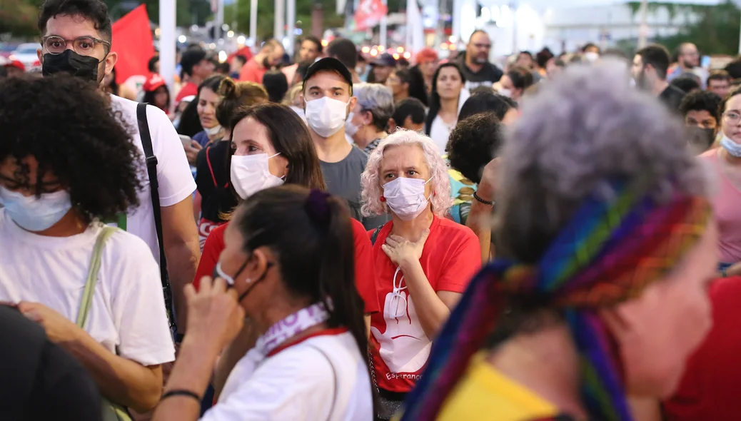 Concentração iniciou por volta das 17h