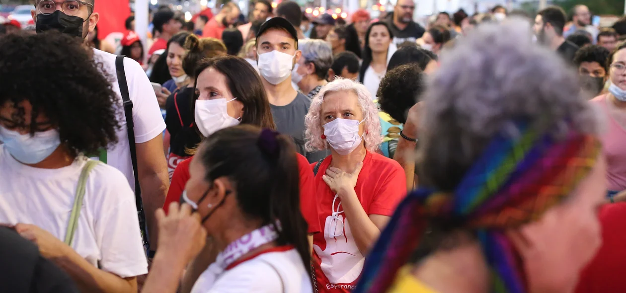 Concentração iniciou por volta das 17h