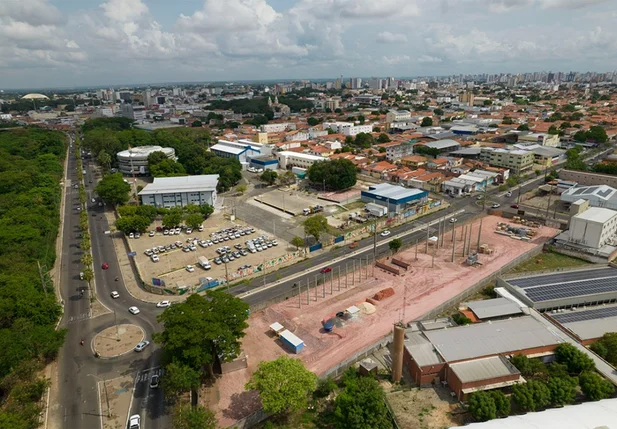 Construção da nova subestação da Equatorial Piauí em Teresina