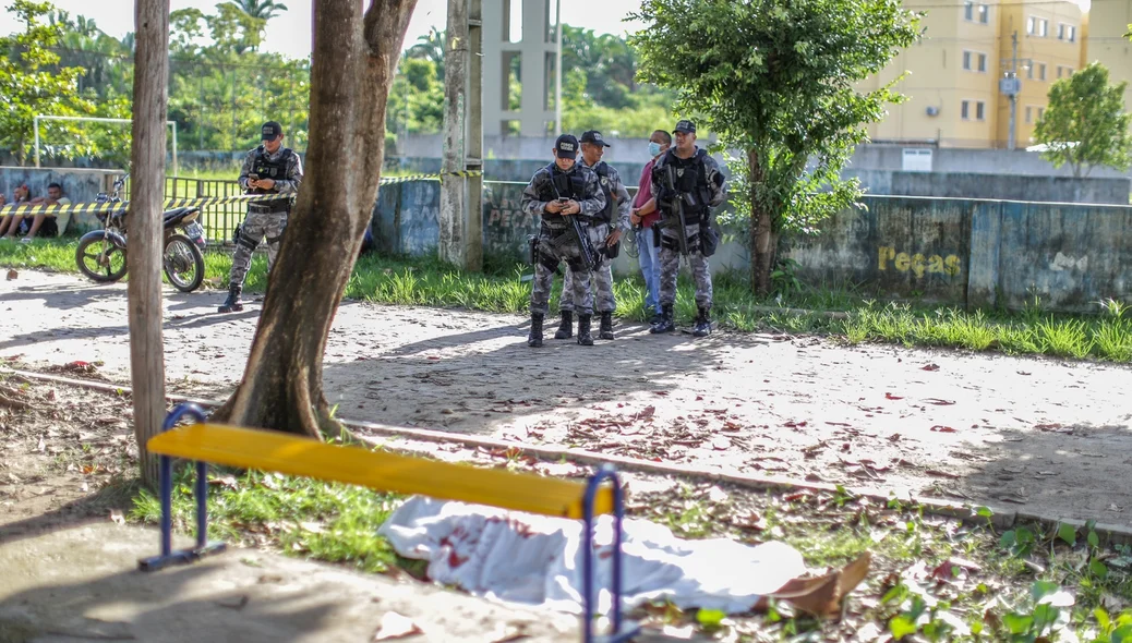 Corpo encontrado no bairro do Recanto dos Pássaros
