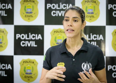 Delegada Nathalia Figueiredo fala sobre reconstituição do caso Débora Vitória