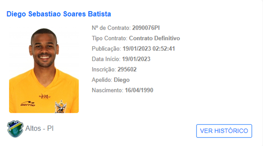 Dieguinho já está no BID e deve treinar com o grupo nesta sexta-feira