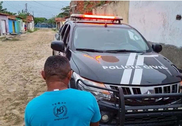 Estuprador preso pela Polícia Civil no Parque Wall Ferraz