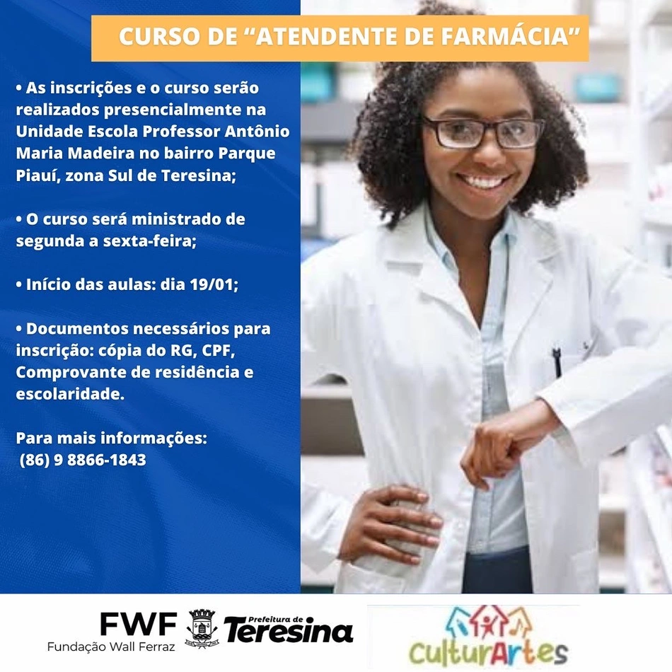 Fundação Wall Ferraz abre novas vagas para cursos de qualificação