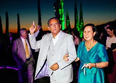 Galvão Bueno e sua mãe
