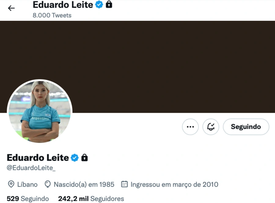 Governador do Rio Grande do Sul, Eduardo Leite tem perfil no Twitter invadido