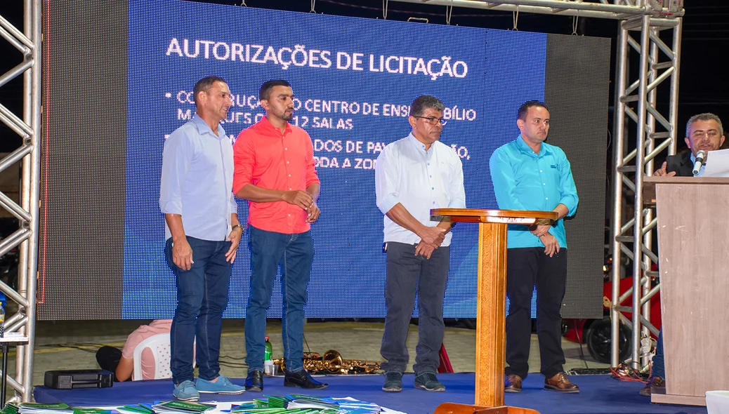 Governo Municipal realizou mais uma solenidade para entregar benfeitorias
