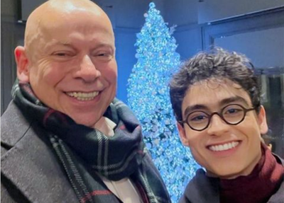 Leandro Karnal e seu esposo Vitor Fadul