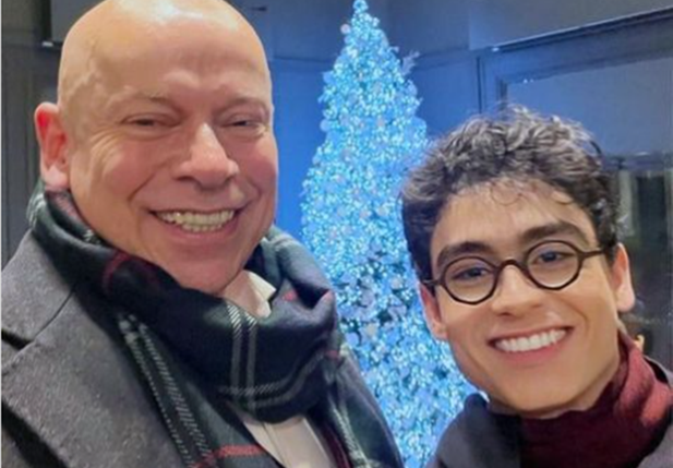 Leandro Karnal e seu esposo Vitor Fadul