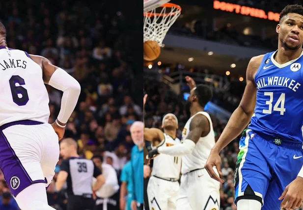 LeBron James e Giannis Antetokounmpo são os capitães do All-Star Game