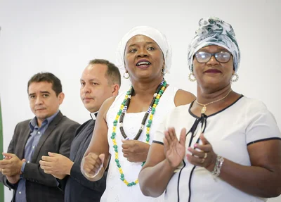 Líderes religiosos do catolicismo, protestantismo e candomblé