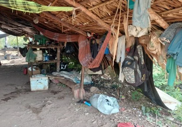 Local em que se encontrava os trabalhadores