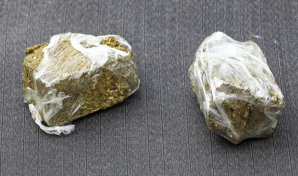Maconha apreendida com passageiro no ônibus da Barroso