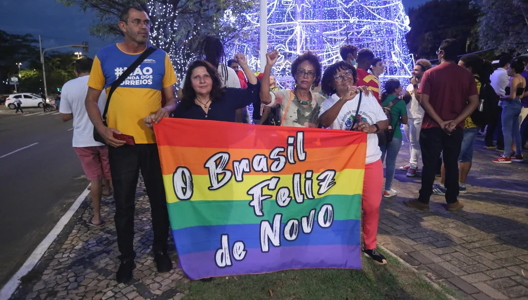Manifestação no Centro de Teresina