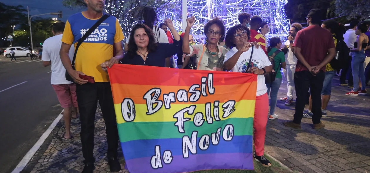 Manifestação no Centro de Teresina