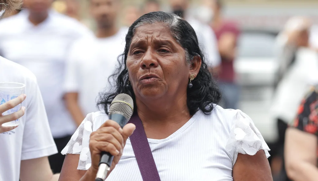 Maria do Socorro Silva, mãe de Janaína