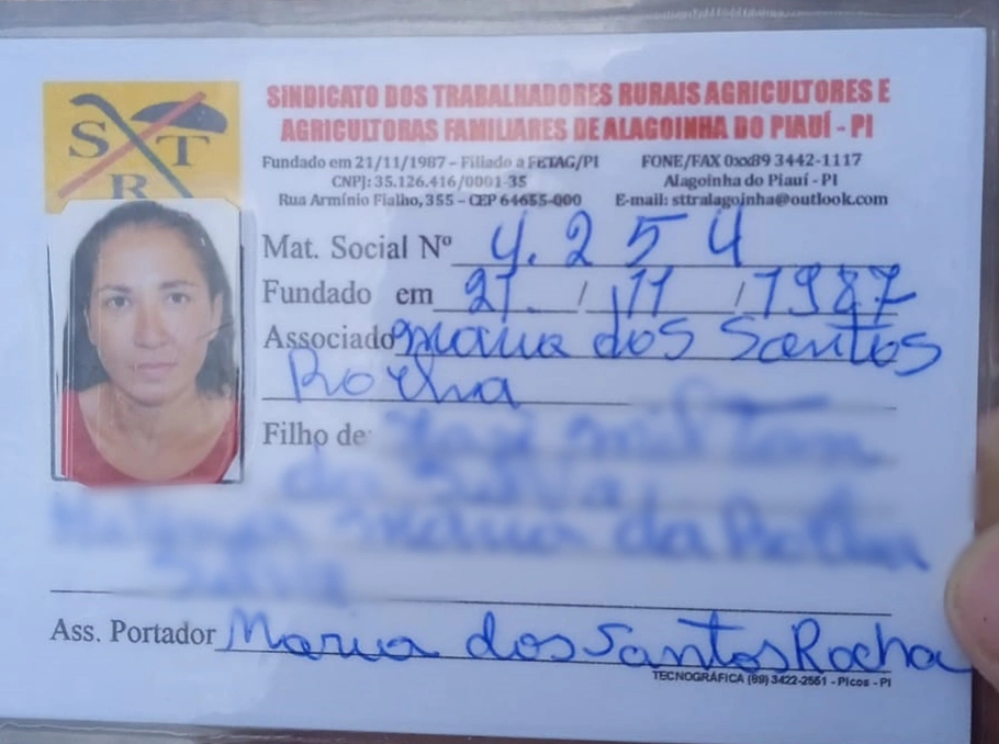 Maria Rocha dos Santos, de 32 anos, era trabalhadora rural