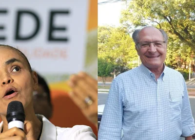 Marina Silva e Geraldo Alckmin