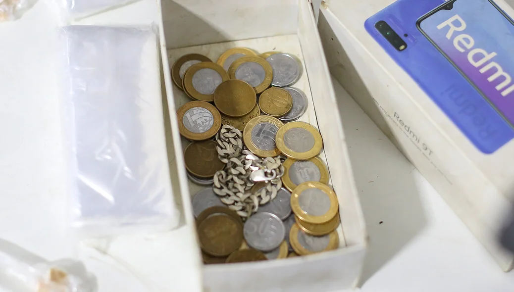 Moedas apreendidas