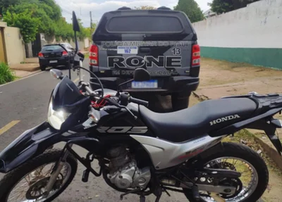 Moto apreendida em Piriipiri