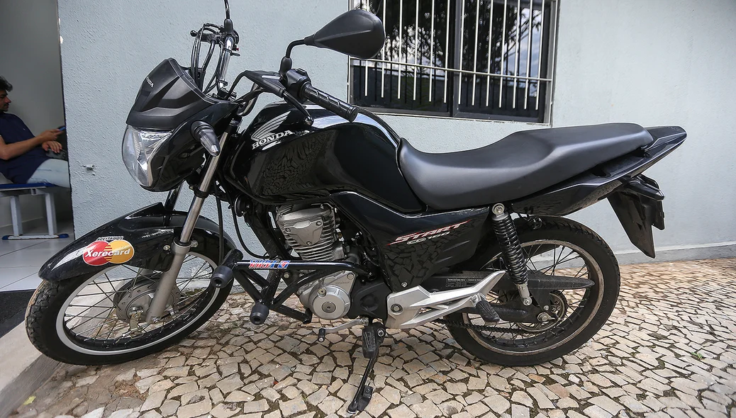 Moto apreendida pela DEPRE