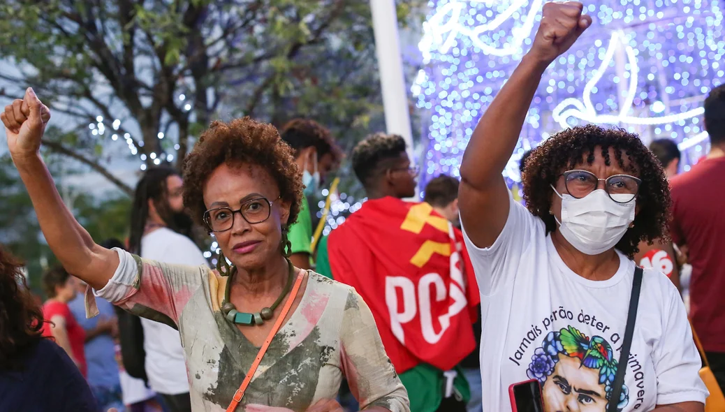 Mulheres na manifestação