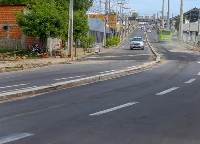 Obra concluída na Avenida dos Expedicionários