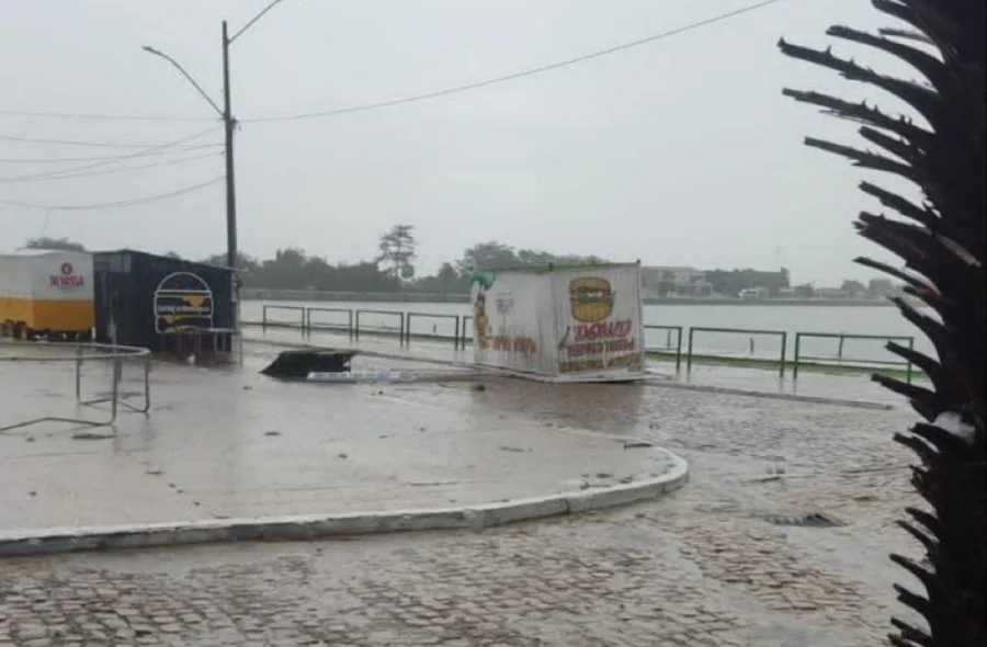 Ocorrências de chuvas fortes