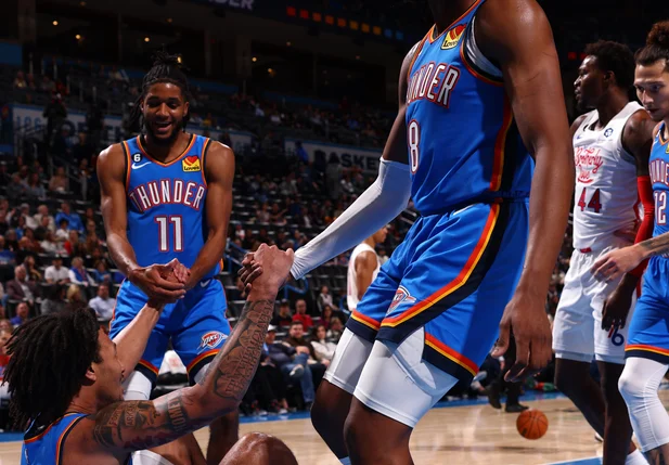 Oklahoma Thunder faz 150 pontos em jogo contra o Celtics