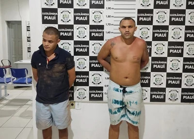 Pesadelo e 2F capturados pela Polícia Militar de Luzilândia
