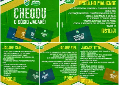 Planos de sócios do Jacaré