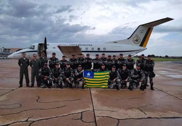 Policiais militares do Piauí viajam para Brasília