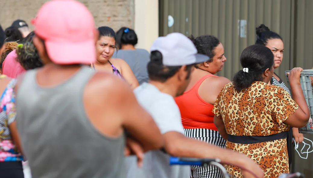 Populares se reuniram no local