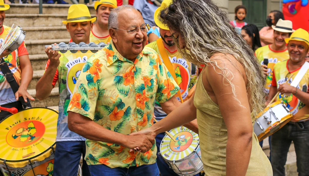 Prefeito Dr Pessoa no lançamento do Carnaval 2023 de Teresina