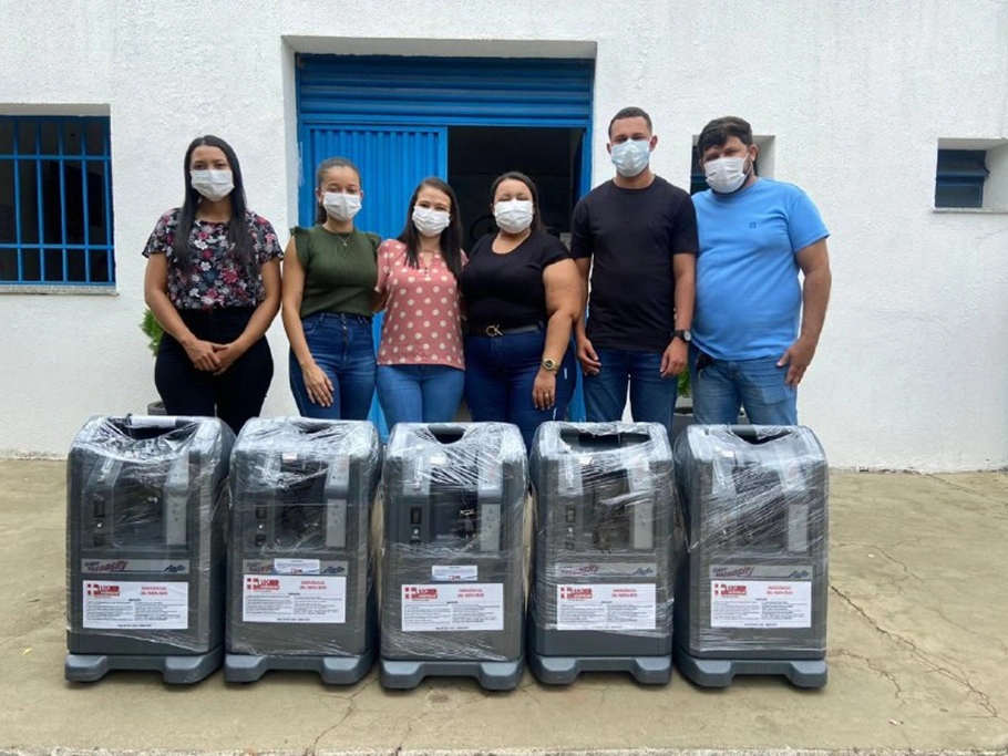 Prefeitura de Oeiras entrega concentradores de oxigênio