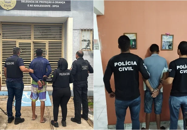 Presos acusados de estupro