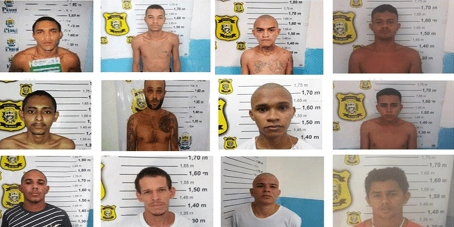 Presos que fugiram da Penitenciária Mista de Parnaíba