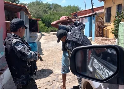 Prisão feita pela PM em Parnaíba