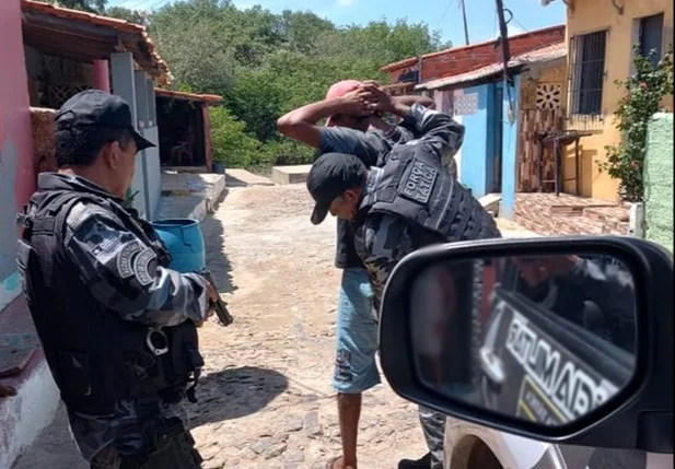 Prisão feita pela PM em Parnaíba