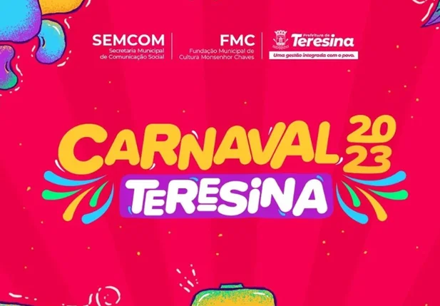 Programação de prévias carnavalescas de Teresina