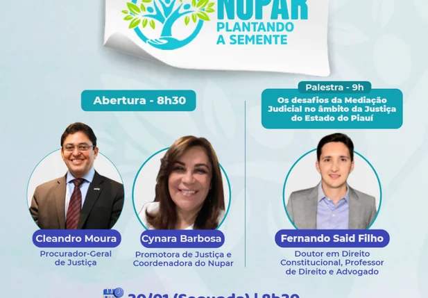 Projeto “Nupar Plantando a Semente” será lançado no próximo dia 30 de janeiro